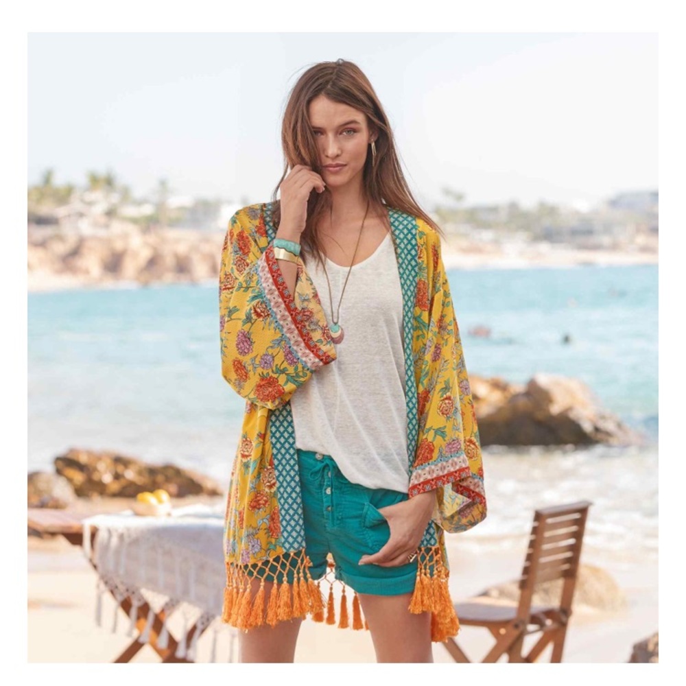 Sundance willow song kimono M NWT